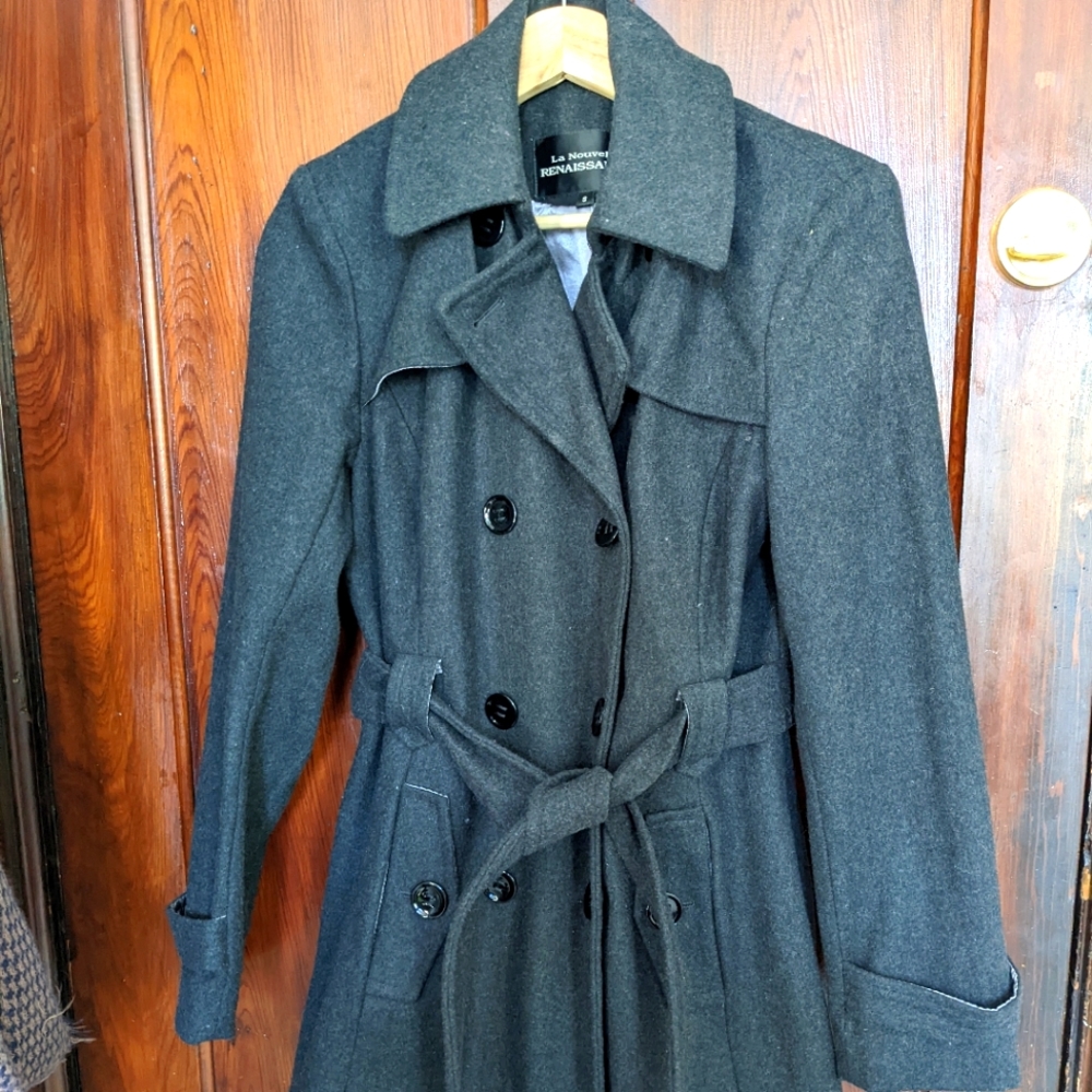 Dark Grey Pea Coat